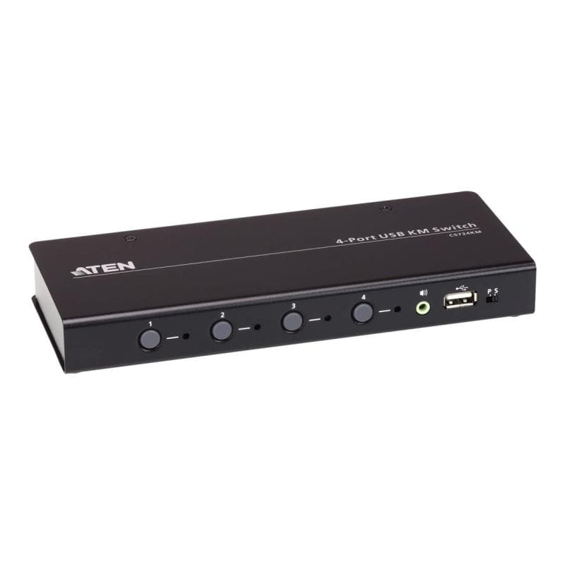 ATEN CS724KM 4-Port USB Boundless KM Switch, inkl. Kabel