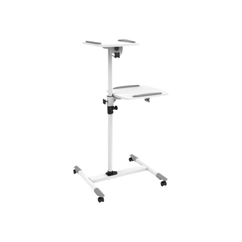 TECHLY Flexible Univ. Trolleys f. Notebook/Beamer, 85-110cm