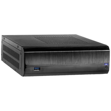 INTERTECH Mini ITX JX-500 black USB 3.0  *OHNE Netzteil