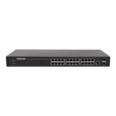 INTELLINET 24-Port Web-Managed 560917 Gigabit Switch