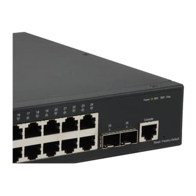 LEVEL ONE LEVELONE GTL-2661 26-Port-L2-Managed-Gigabit Ethernet-Switch 2 x 10GbE SFP +