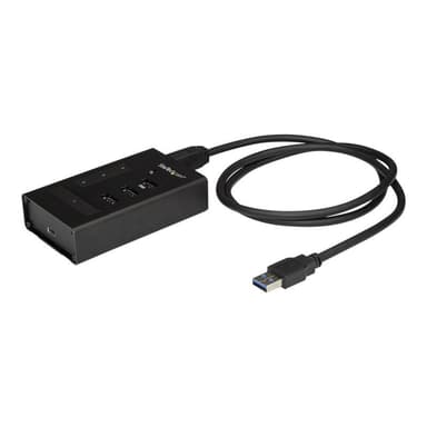 STARTECH.COM 4 Port USB Hub - Metall - USB-A zu 3x USB-A und 1x USB-C - USB 3.0 - Industrieller USB