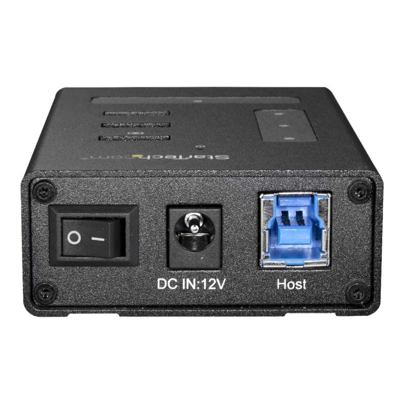 STARTECH.COM 4 Port USB Hub - Metall - USB-A zu 3x USB-A und 1x USB-C - USB 3.0 - Industrieller USB