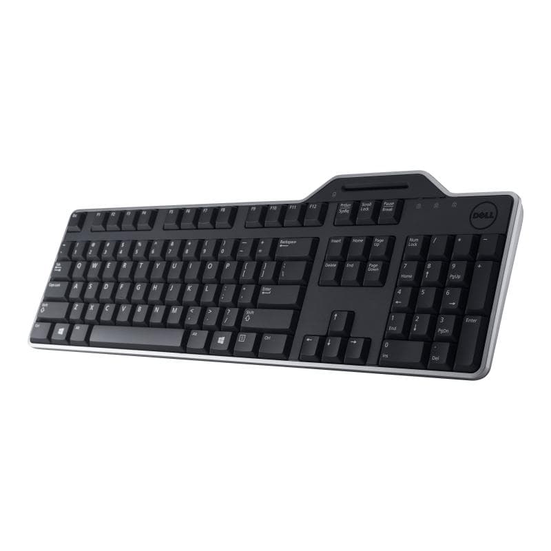 DELL German (QWERTZ) Dell KB-813 Smartcard Reader USB Keyboard Black