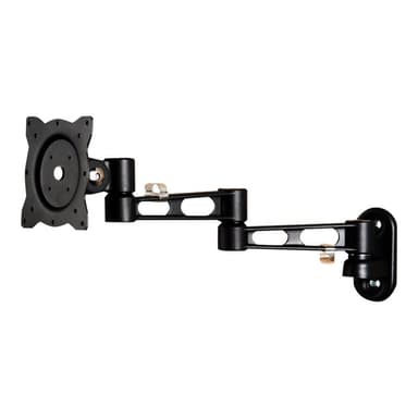 ROLINE - Verstellbarer Arm für LCD-Display - Aluminium - Schwarz - Wandmontage möglich (17.03.1198)