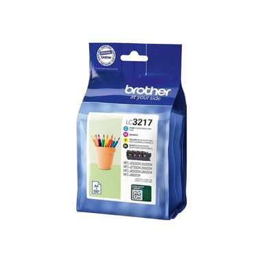 BROTHER LC3217 Value Pack - 4er-Pack - Schwarz, Gelb, Cyan, Magenta - Original - Tintenpatrone