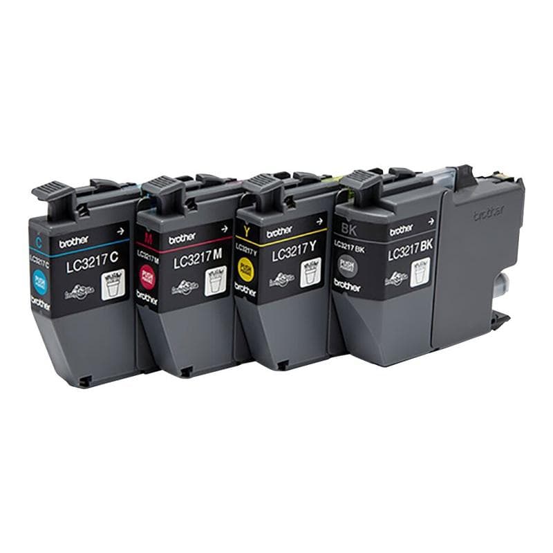 BROTHER LC3217 Value Pack - 4er-Pack - Schwarz, Gelb, Cyan, Magenta - Original - Tintenpatrone