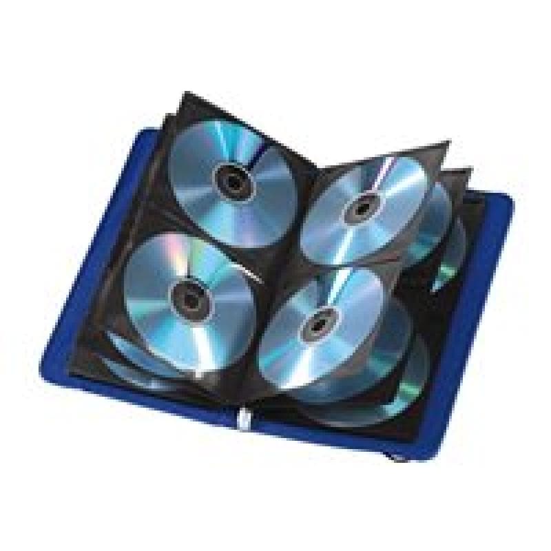 HAMA ″Felt″ - Tasche für CD/DVD/BD-Discs - 48 CDs/DVDs - Filz - Blau