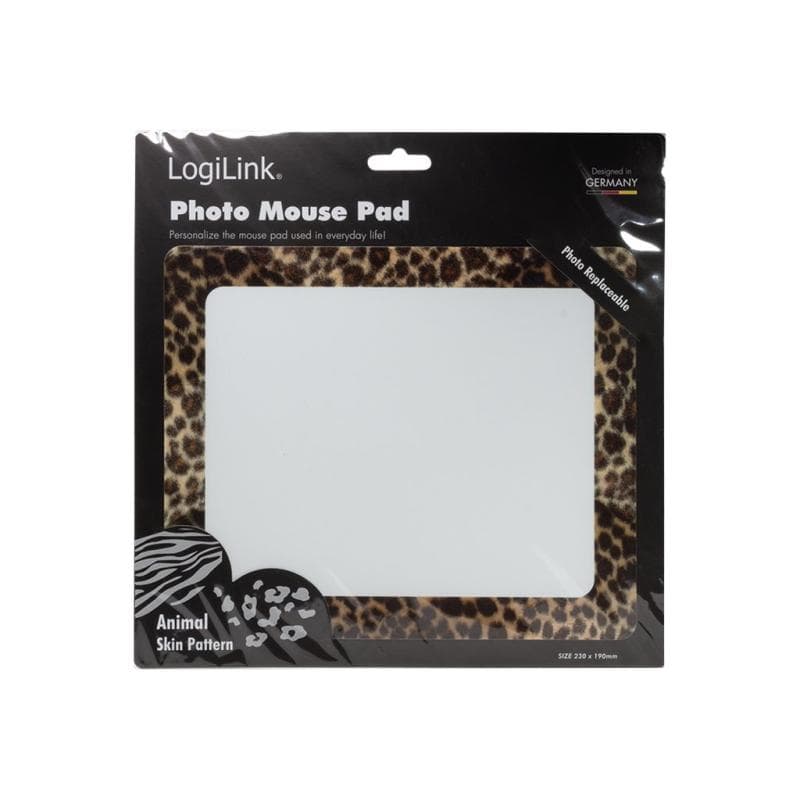 LOGILINK Mauspad Fotorahmen ″Leopard Design″ extra dünn