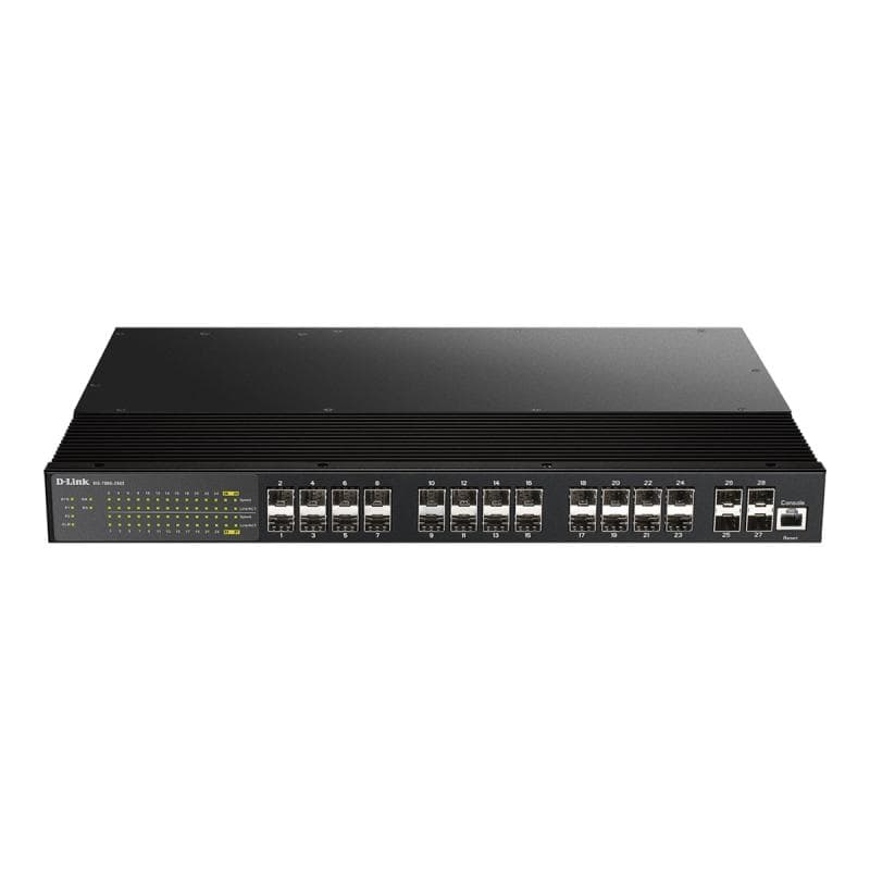 D-LINK 28-Port Layer2 Managed Gigabit Industrial Fiber Switch 4x 10G