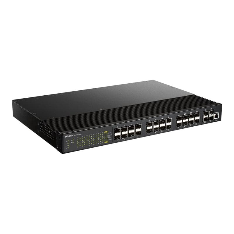 D-LINK 28-Port Layer2 Managed Gigabit Industrial Fiber Switch 4x 10G