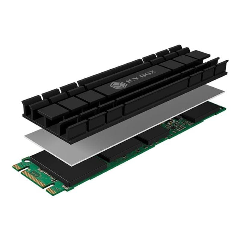 RAIDSONIC Kühlkörper IcyBox SSD M.2 2280 IB-M2HS-701 black