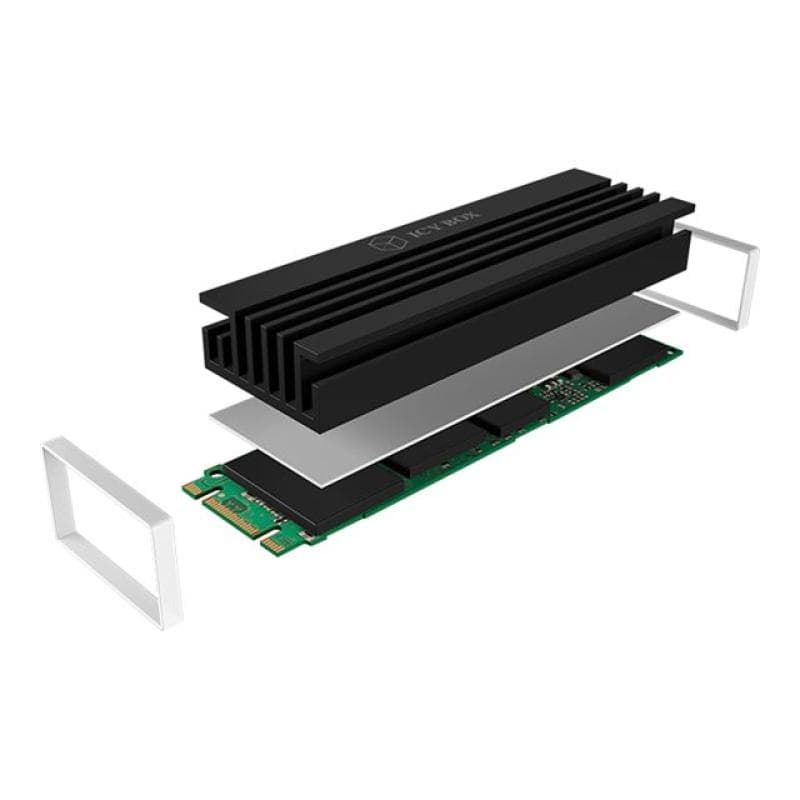 RAIDSONIC Kühlkörper IcyBox SSD M.2 IB-M2HS-70 black retail