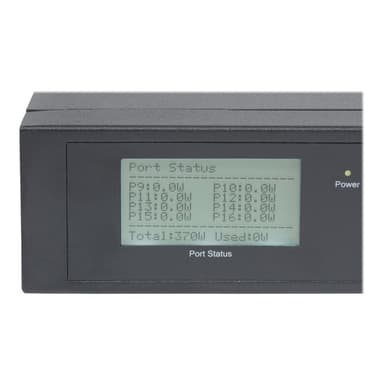 INTELLINET Switch 16-Port Gigabit PoE+ LCD-Anzeige 19″ 2xSFP