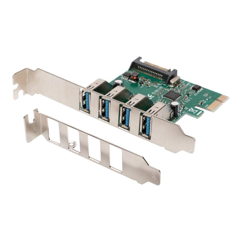 DIGITUS 4-Port USB 3.0 PCI Express Add-on Card