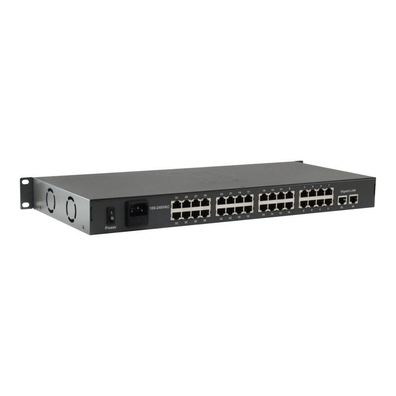 LEVEL ONE LevelOne Switch 34x FE FGP-3400W380 2xGE     19″ 380W 32xPoE