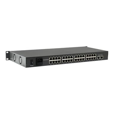 LEVEL ONE LevelOne Switch 34x FE FGP-3400W630 2xGE     19″ 630W 32xPoE