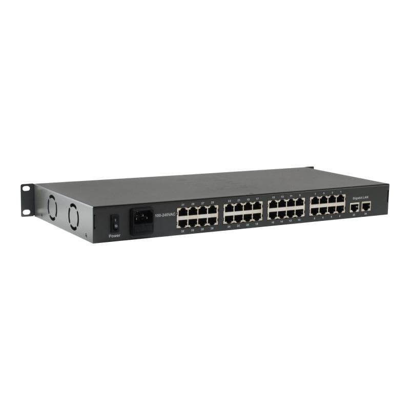 LEVEL ONE LevelOne Switch 34x FE FGP-3400W630 2xGE     19″ 630W 32xPoE