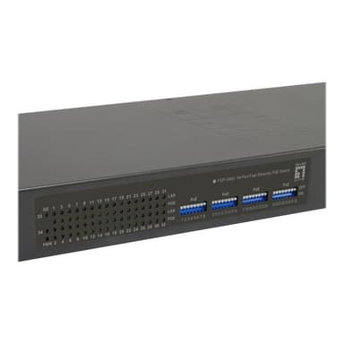 LEVEL ONE LevelOne Switch 34x FE FGP-3400W630 2xGE     19″ 630W 32xPoE