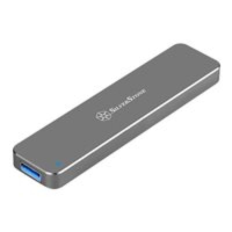 SILVERSTONE SST-MS09C externes M.2-SATA-SSD Gehäuse silber