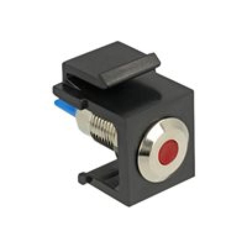DELOCK Keystone LED Rot 6 V flach bk