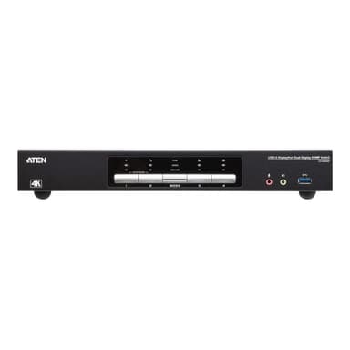 ATEN CS1944DP KVMP-Switch 4-fach, DisplayPort für 2 Displays 4K, USB 3.0, Audio