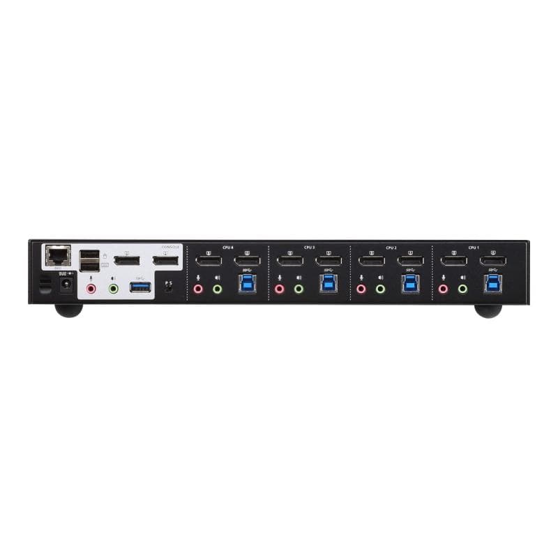 ATEN CS1944DP KVMP-Switch 4-fach, DisplayPort für 2 Displays 4K, USB 3.0, Audio