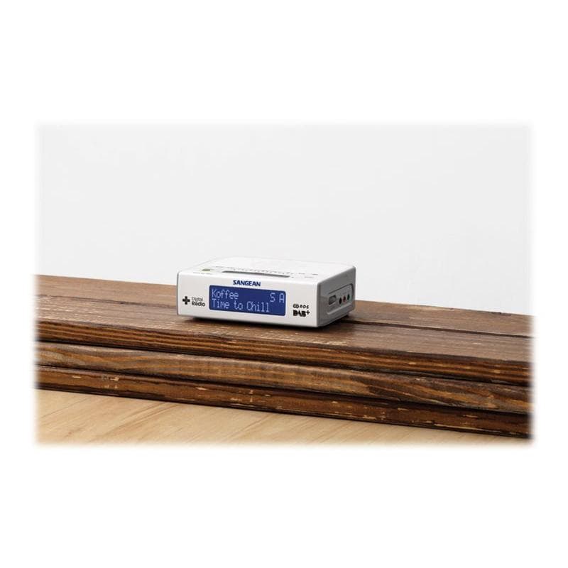SANGEAN DCR-89+ DAB+ Radiowecker AUX, DAB+, UKW Weiß