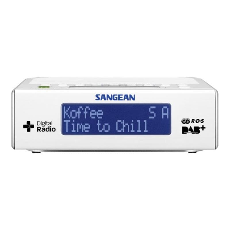 SANGEAN DCR-89+ DAB+ Radiowecker AUX, DAB+, UKW Weiß