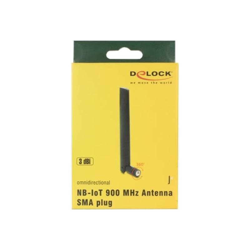 DELOCK Antenne NB-IoT 900MHz SMA-St 3dBi omnidir. Kippgelenk