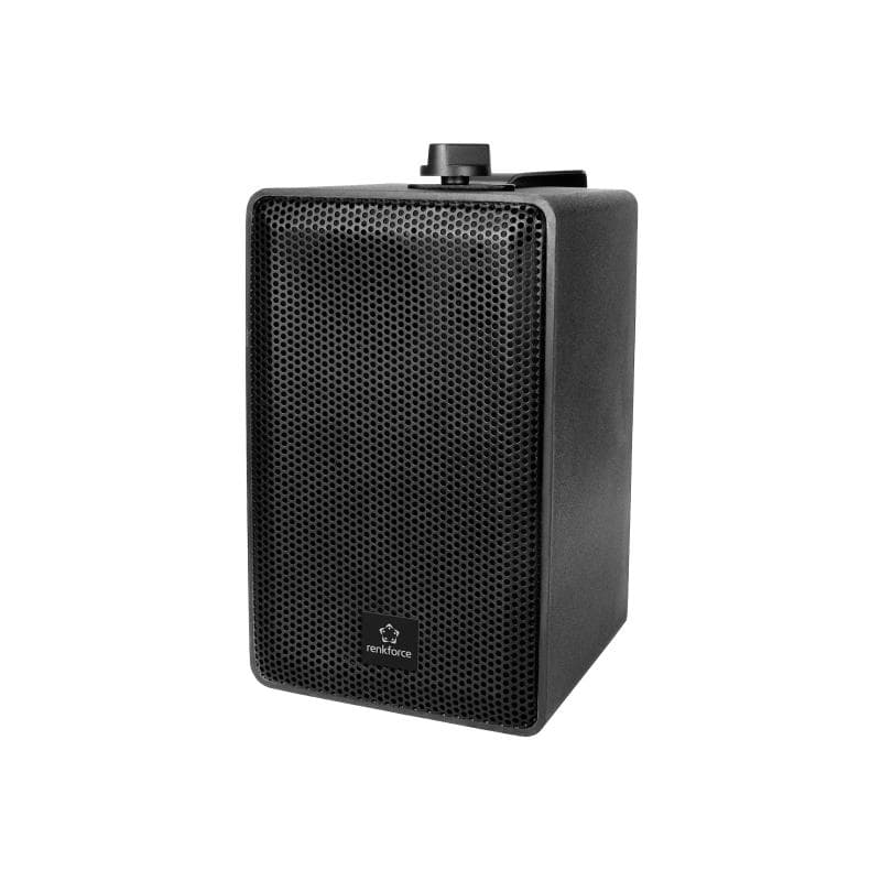 CONRAD Renkforce RL100W BK Regallautsprecher Schwarz 100 W 90 - 20000 Hz 1 Paar