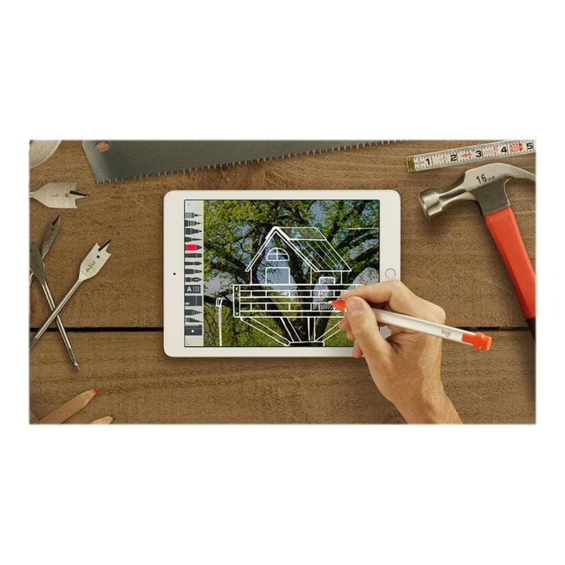 LOGITECH Crayon digitaler Zeichenstift für iPad
