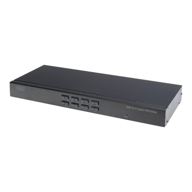 DIGITUS Pro 8-port Combo-KVM switch 1 user 8PCs IP