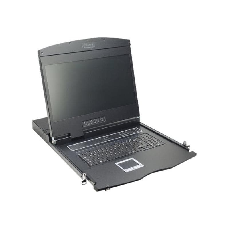 DIGITUS Konsole 19″TFT, 16-P.Touch.,DE