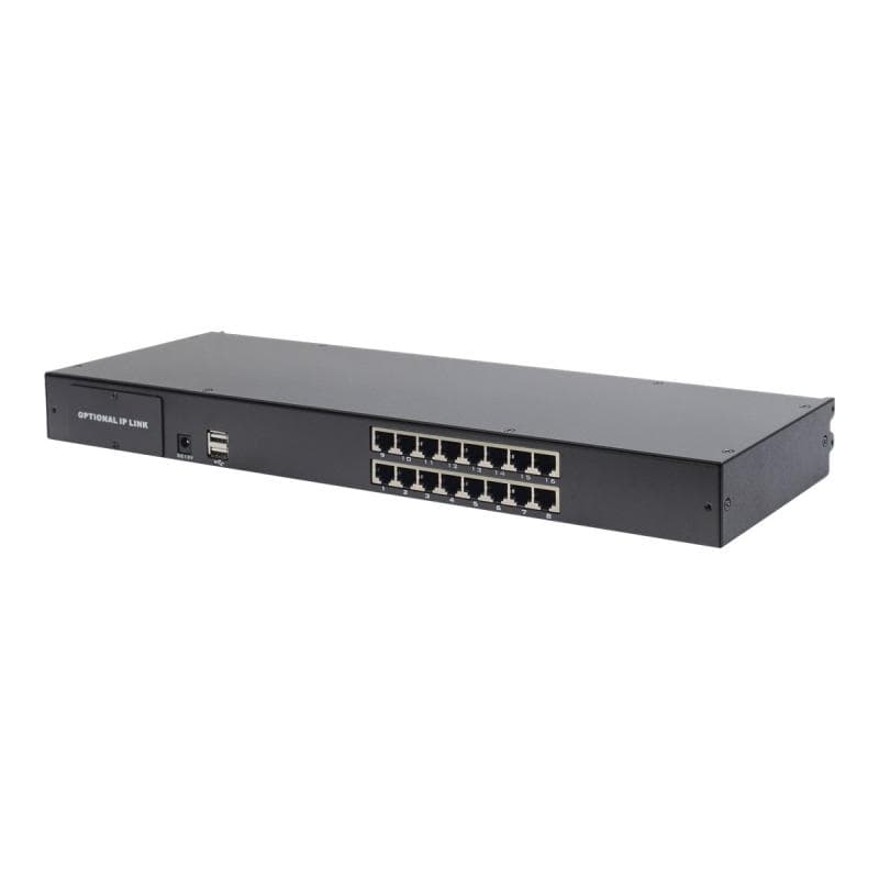 DIGITUS Konsole 19″TFT, 16-P.Touch.,US