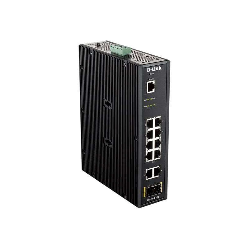 D-LINK 12-Port Layer2 Smart Managed Gigabit Industrial Switch 10x 100/1000Mbit/s TP (R