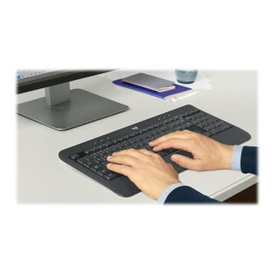 LOGITECH MK540 Advanced - Tastatur-und-Maus-Set - kabellos - 2.4 GHz - Arabisch - Dunkelgrau