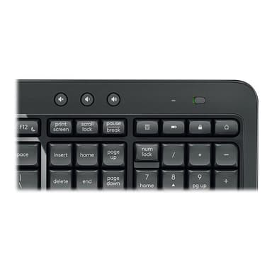 LOGITECH MK540 Advanced - Tastatur-und-Maus-Set - kabellos - 2.4 GHz - Arabisch - Dunkelgrau
