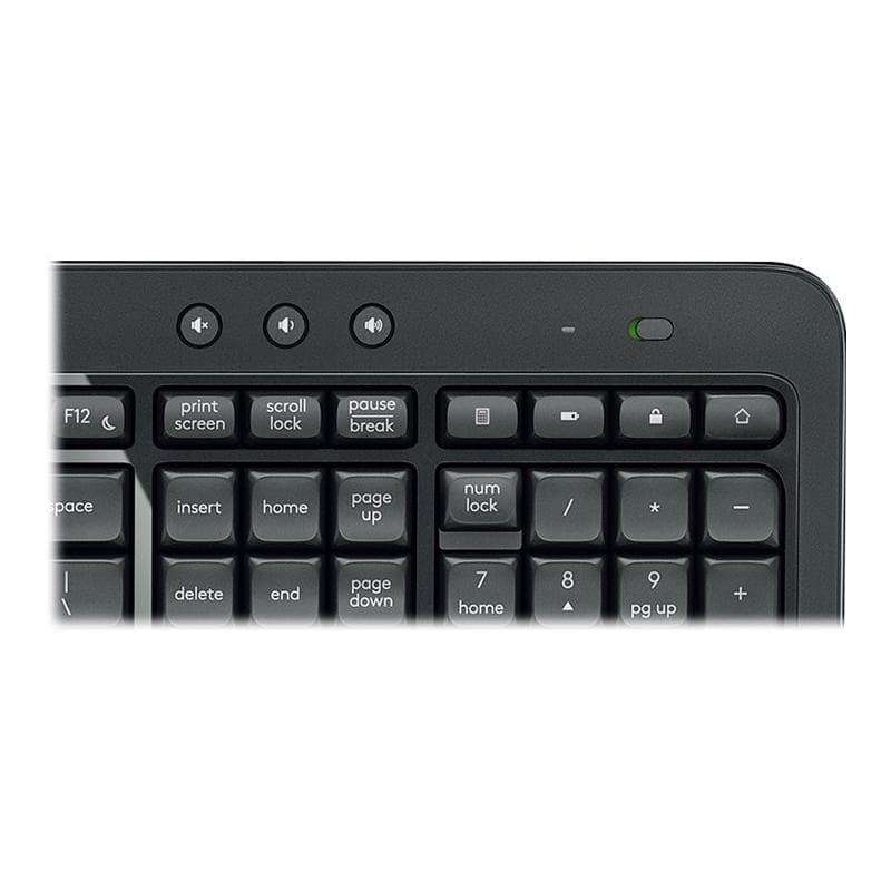 LOGITECH MK540 Advanced - Tastatur-und-Maus-Set - kabellos - 2.4 GHz - Arabisch - Dunkelgrau