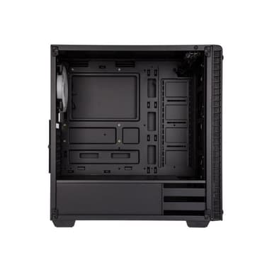 COOLINK Observatory RGB Midi-Tower, Tempered Glass - schwarz Wind