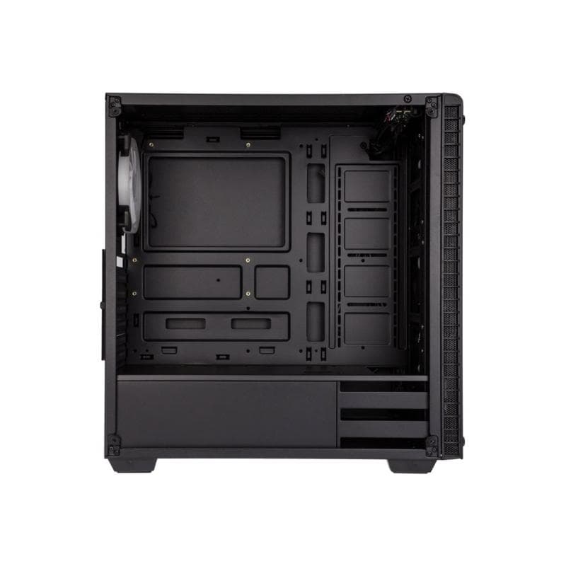 COOLINK Observatory RGB Midi-Tower, Tempered Glass - schwarz Wind