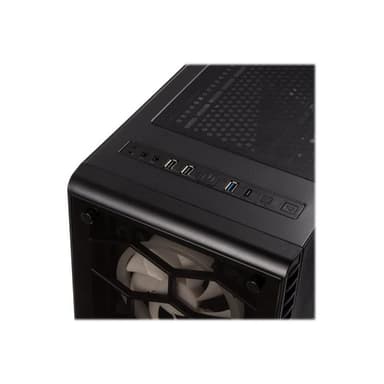 COOLINK Observatory RGB Midi-Tower, Tempered Glass - schwarz Wind