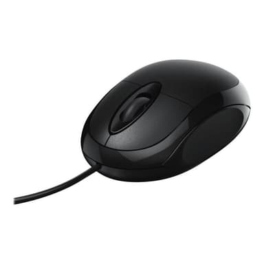 HAMA MC-100 - Maus - optisch - 3 Tasten - kabelgebunden - USB - Schwarz (00182600)