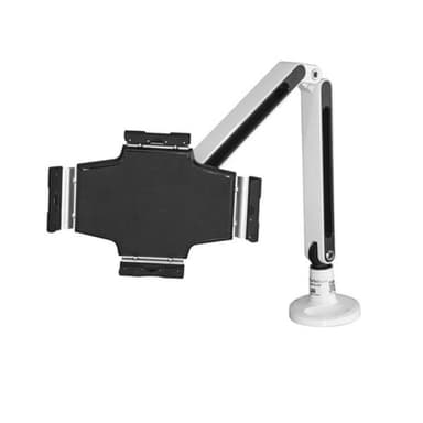 STARTECH.COM Schreibtisch Tablet Halter - Schwenkbarer Arm - Für iPad und Android - Weiss