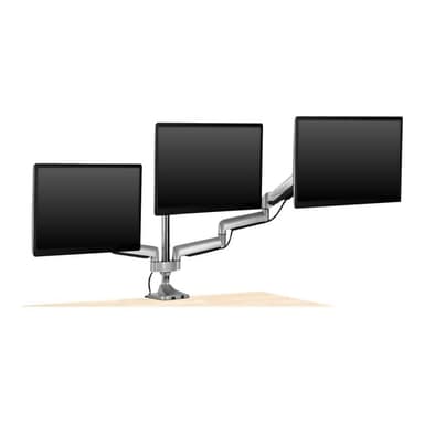 ICY BOX IB-MS505-TI Monitorstaender mit Tischhalterung fuer drei Monitore bis zu 81cm 32″