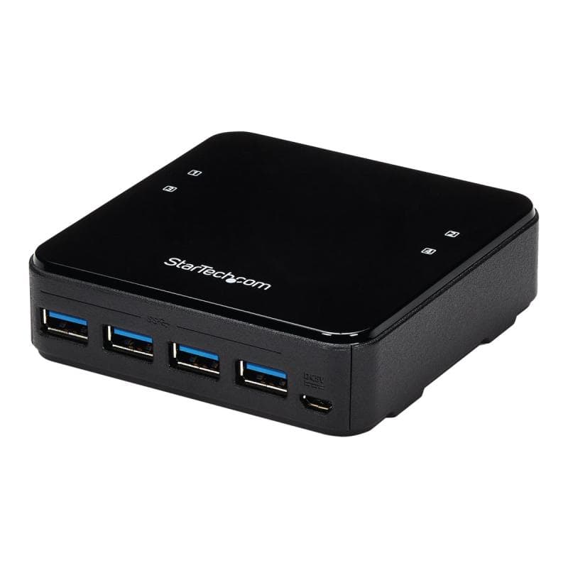 STARTECH.COM USB 3.0 Sharing Switch 4x4 für Peripheriegeräte - USB Umschalter für Mac / Windows / Li