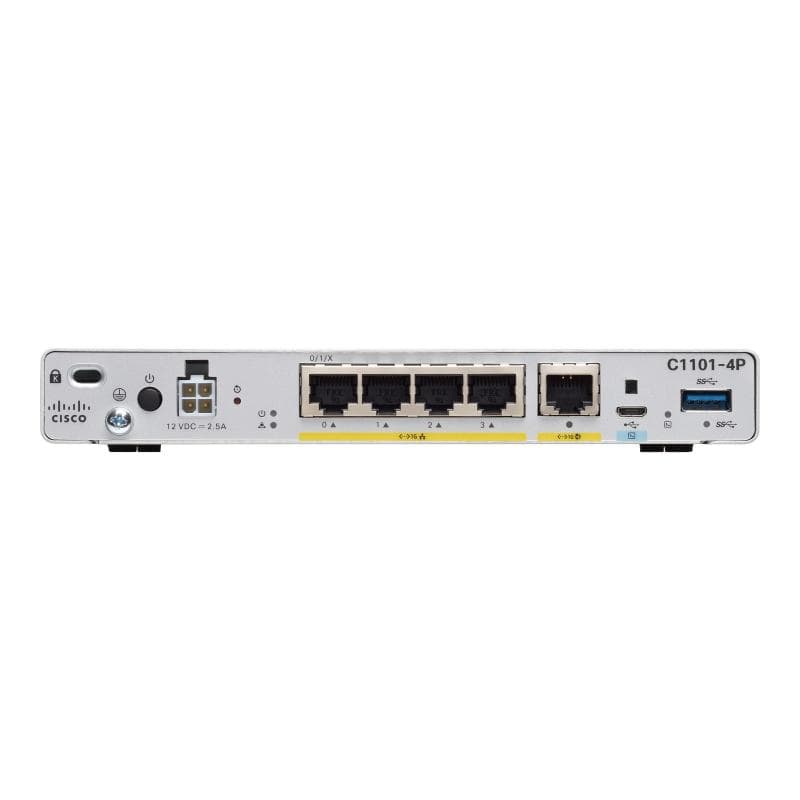 CISCO SYSTEMS ISR 1101 4 Ports GE Ethernet WAN Router
