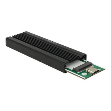 DELOCK Externes Gehäuse für M.2 NVMe PCIe SSD mit SuperSpeed USB 10 Gbps USB 3.1 Gen 2 USB Type-C Bu