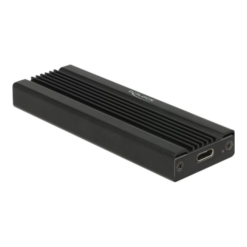 DELOCK Externes Gehäuse für M.2 NVMe PCIe SSD mit SuperSpeed USB 10 Gbps USB 3.1 Gen 2 USB Type-C Bu