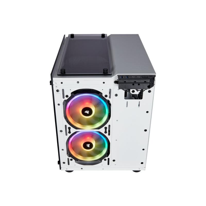 CORSAIR Crystal 280X White RGB Midi Tower ATX Gehäuse mit gehärtetem Glas